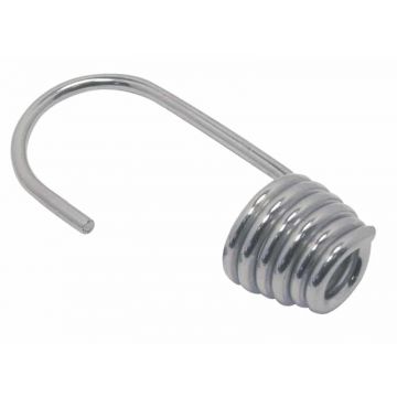 Spiralhaken für Segelzeising für Seil 6 mm Edelstahl-304 (A2)