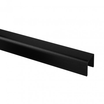 U-Profil 30 x 27 x 3,0 mm Edelstahl-316 (A4) schwarz beschichtet