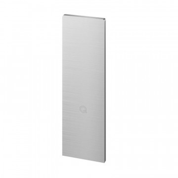 Endkappe Easy Glass Pro 202 x 63 mm Modell 8113 Aluminium (eloxiert)