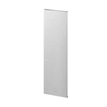 Endkappe Easy Glass Pro Seitenmontage rechts 220 x 65 mm Modell 8142 Aluminium (eloxiert)