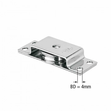 Sprenger Liegeblock mit Gleitlager A2/MSvn für Drahtseil max. 4 mm Edelstahl-304 (A2)