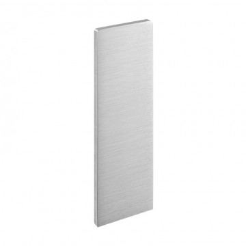 Endkappe Easy Glass Slim Treppenhausmontage rechts 198 x 49 mm Modell 8033 Aluminium (eloxiert)