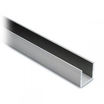 U-Profil 20 x 20 x 20 mm Edelstahl Design Material Aluminium