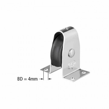 Sprenger Stehblock mit Gleitlager für Seil 6 mm Edelstahl-304 (A2)