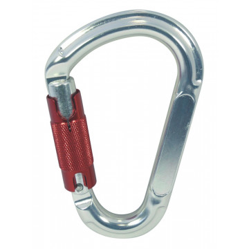 Alu-Karabiner mit Drehverschluss 12 x 120 mm Aluminium